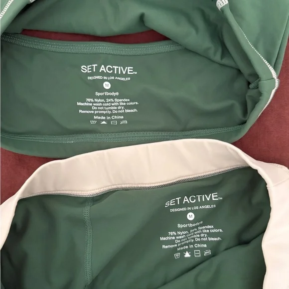 Set Active Top and Skort Set sz M - Picture 4 of 6